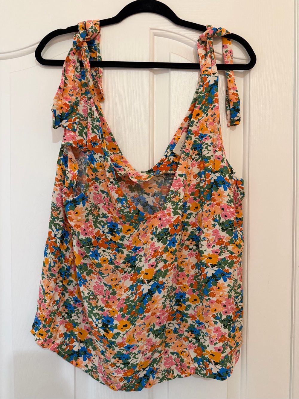 Sezane floral top, size 44 (US 12)